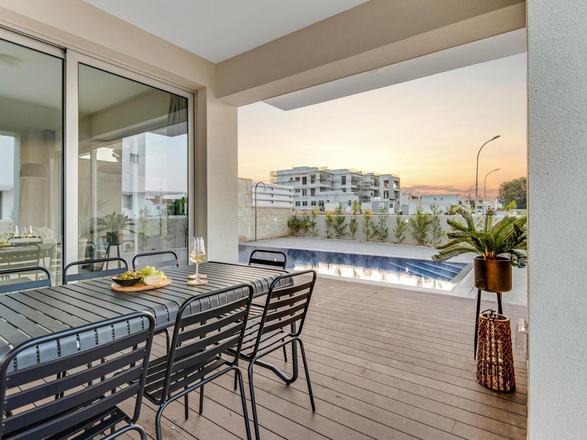 Sanders Mythical Blue Villas Paralimni Ngoại thất bức ảnh